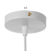 Светильник BayerLux 2137/1WT E27 40Вт белый 21х21х21-120 см