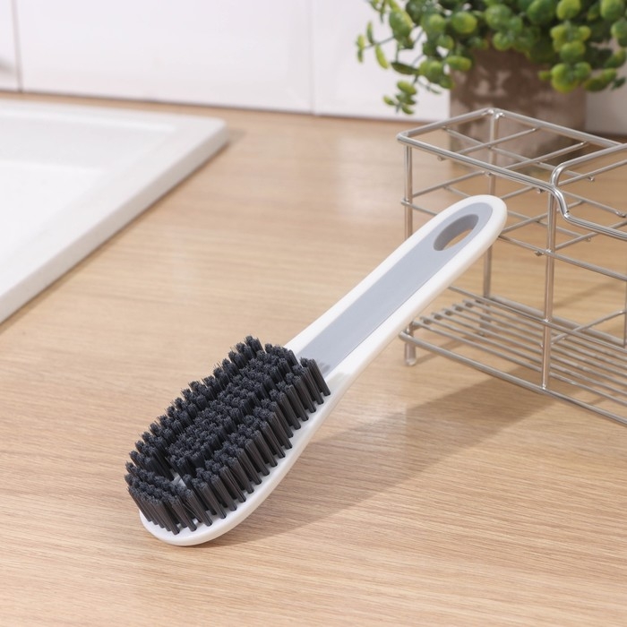 Щетка с ручкой Доляна, с дополнительной щёткой для узких мест, 19,6×5×3 см, щетина 1,6 см Щетка с ручкой Доляна, с дополнительной щёткой для узких мест, 19,6×5×3 см, щетина 1,6 см