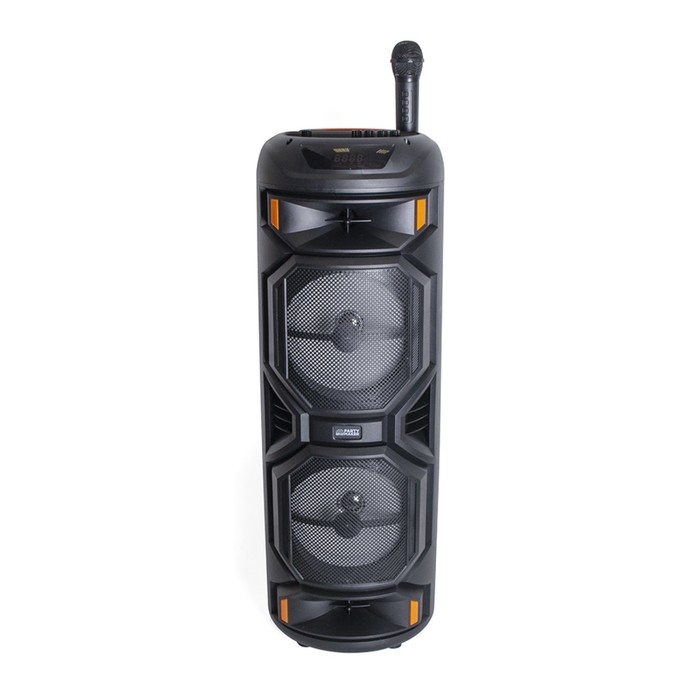 Портативная караоке система В52 Party maker, 60Вт,FM, AUX, USB,BT, 3600 мАч, подсв., чёрная Портативная караоке система В52 Party maker, 60Вт,FM, AUX, USB,BT, 3600 мАч, подсв., чёрная