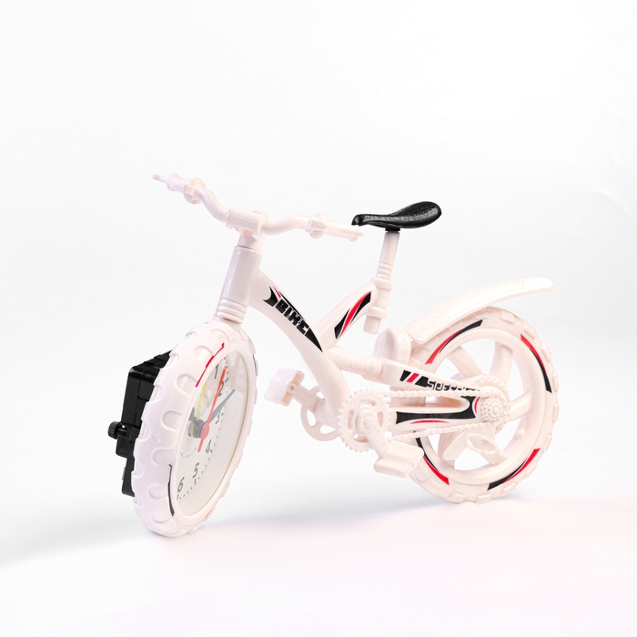 Часы настольные будильник детский Часы настольные будильник детский "Велосипед", циферблат d-6.5 см, 12 х 22 см