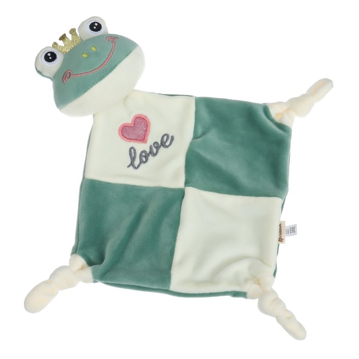 Комфортер - игрушка «Лягушастик», погремушка, цвет зеленый, Крошка Я