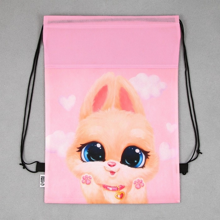 Мешок для обуви «Малыш зайка» нетканное полотно, размер 30 х 40 см Мешок для обуви «Малыш зайка» нетканное полотно, размер 30 х 40 см