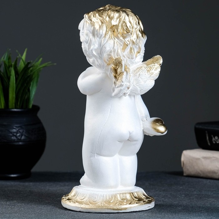 Фигура  Фигура "Малышка ангел" белая 25х12х12см