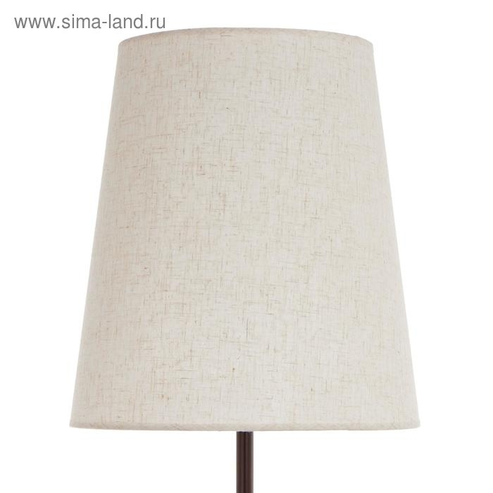 Торшер 6601 1х15Вт Е27 коричневый