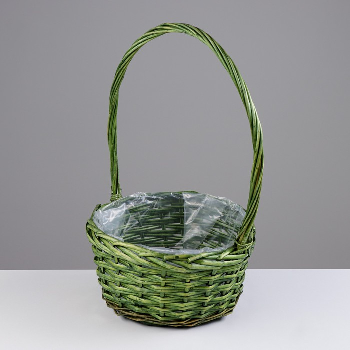 Набор корзин, 3 шт, 28×14/45 см, 24×13/41 см, 19×11/37 см, ива Набор корзин, 3 шт, 28×14/45 см, 24×13/41 см, 19×11/37 см, ива