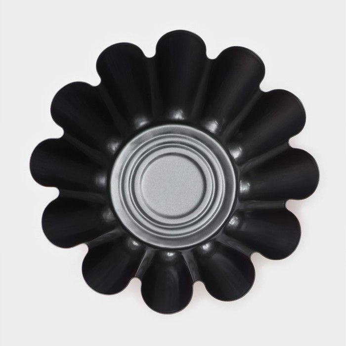 Форма для ромовой бабы и кулича «Бутон», 19,5×9 см, антипригарное покрытие, цвет бордовый Форма для ромовой бабы и кулича «Бутон», 19,5×9 см, антипригарное покрытие, цвет бордовый