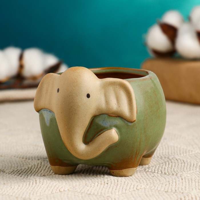 Горшок Горшок "Лаки Слоник" 11х9х8см