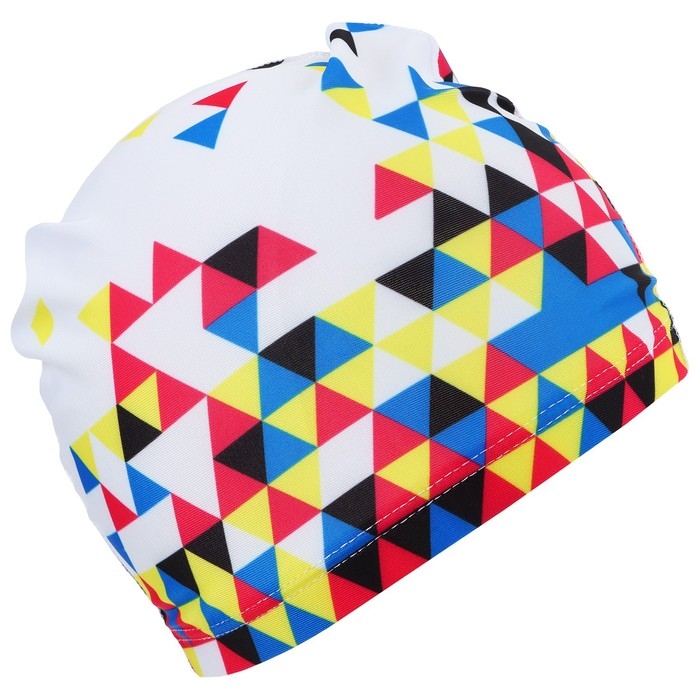 Шапочка для плавания взрослая ONLYTOP «Мозаика», тканевая, обхват 54-60 см Шапочка для плавания взрослая ONLYTOP «Мозаика», тканевая, обхват 54-60 см