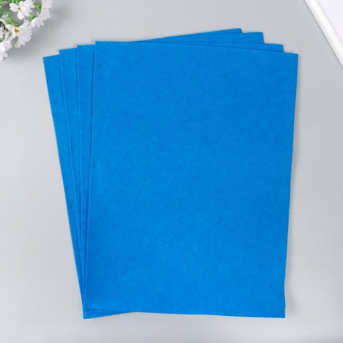 Фетр 1 мм Фетр 1 мм "Королевский синий" набор 4 листа 30х40 см