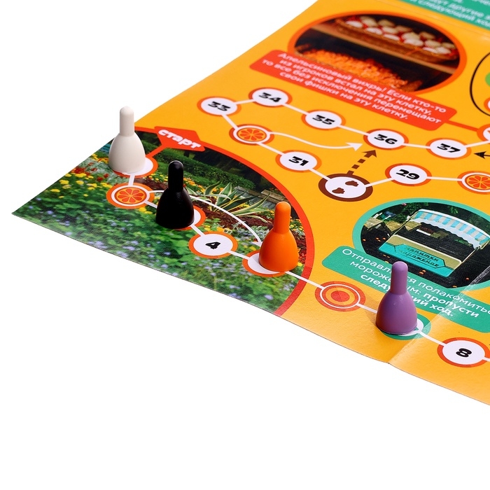 Настольная игра-ходилка  Настольная игра-ходилка "Отдых без правил"