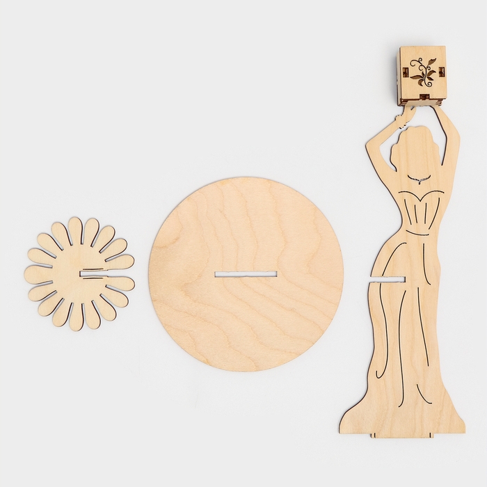 Салфетница деревянная «Вечерний наряд», с подставкой под зубочистки, 25×13×13 см Салфетница деревянная «Вечерний наряд», с подставкой под зубочистки, 25×13×13 см