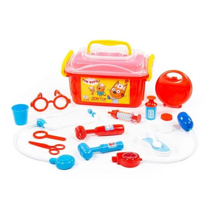Игровой набор «Три Кота: Доктор», в контейнере, МИКС Игровой набор «Три Кота: Доктор», в контейнере, МИКС