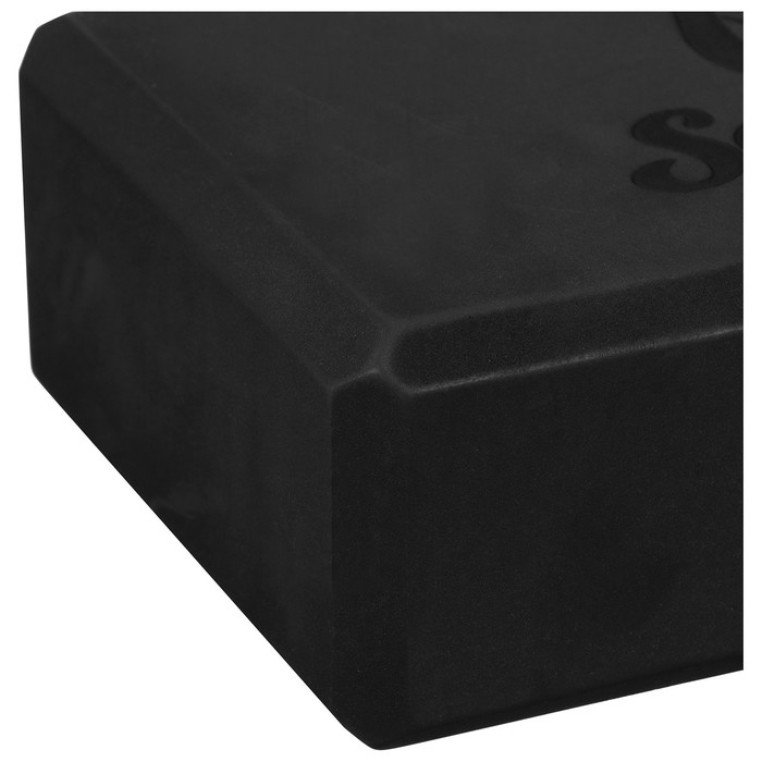 Блок для йоги Sangh, 23х15х8 см, цвет чёрный Блок для йоги Sangh, 23х15х8 см, цвет чёрный