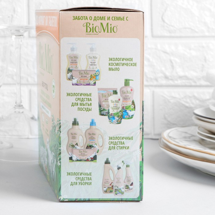 Таблетки для посудомоечных машин BioMio BIO-TOTAL с маслом эвкалипта 100 шт Таблетки для посудомоечных машин BioMio BIO-TOTAL с маслом эвкалипта 100 шт