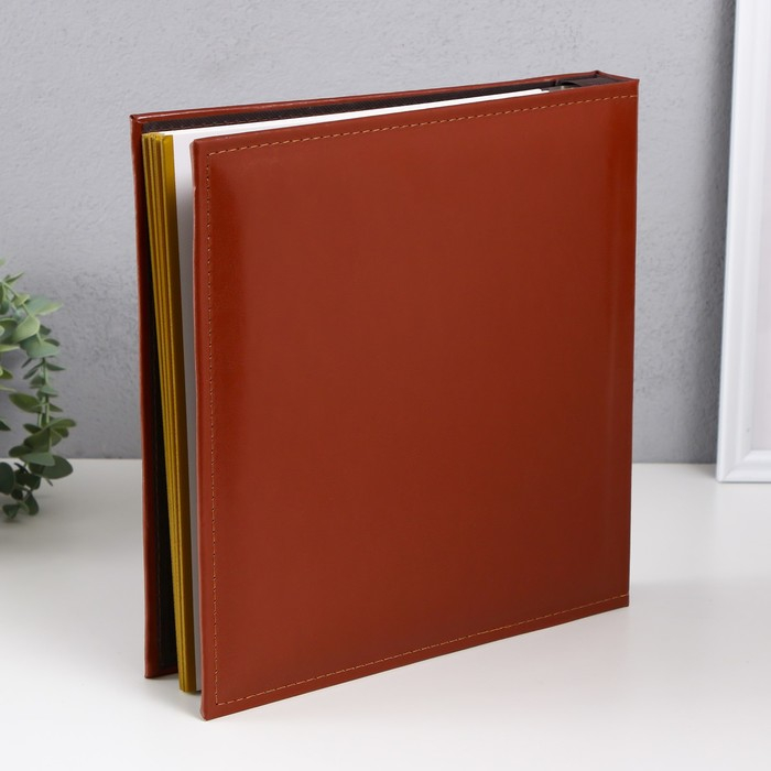 Фотоальбом магнитный на 20 листов Фотоальбом магнитный на 20 листов "Обычность" МИКС 27,5х29х4,5 см