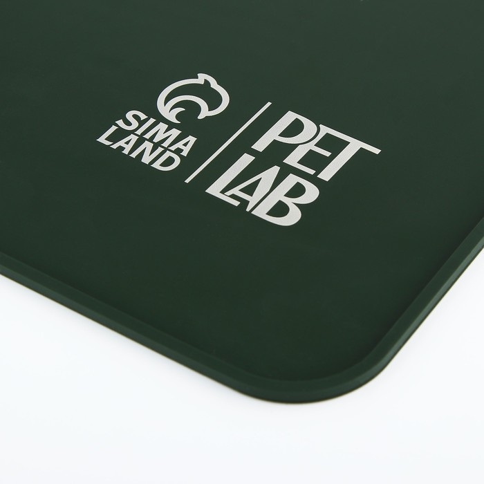 Коврик силиконовый под миску, 40 х 30 см, зеленый Коврик силиконовый под миску, 40 х 30 см, зеленый
