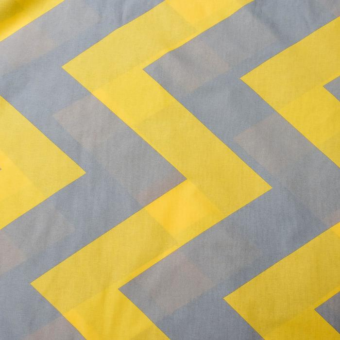 Постельное бельё Этель 2 сп «Жёлтый Шеврон» 175х215, 200х220, 70х70-2 шт Постельное бельё Этель 2 сп «Жёлтый Шеврон» 175х215, 200х220, 70х70-2 шт