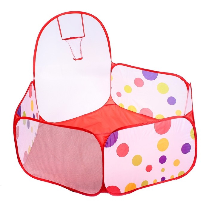 Палатка детская игровая - сухой бассейн для шариков  Палатка детская игровая - сухой бассейн для шариков "Шарики", высота стенки с кольцом: 82 см