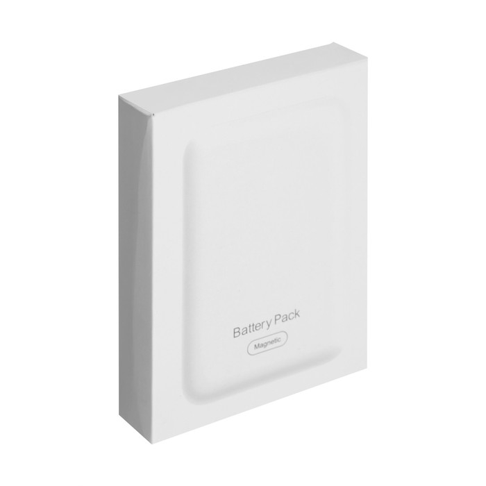 Внешний аккумулятор CRR-33, 5000 мАч, 5 W, с функцией MagSafe, Lightning, белый Внешний аккумулятор CRR-33, 5000 мАч, 5 W, с функцией MagSafe, Lightning, белый