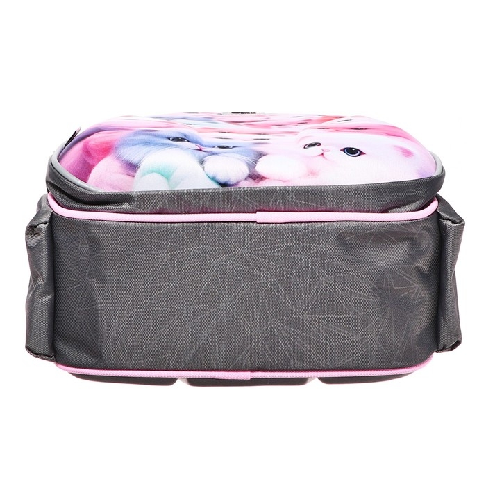 Рюкзак каркасный Calligrata Рюкзак каркасный Calligrata "Котята", 39х30х14 см, для девочки