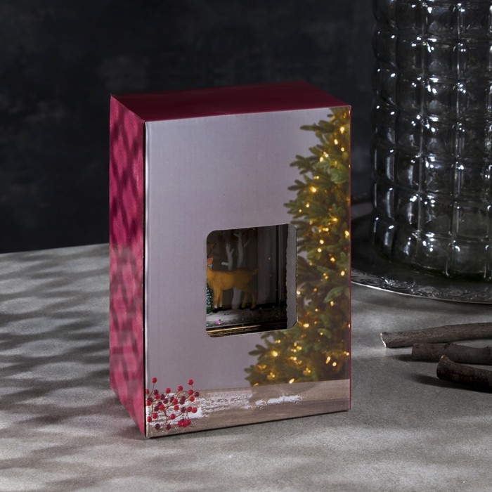 Светодиодная фигура «Фонарь с оленем» 7.5 × 14 × 4.2 см, пластик, батарейки AG13х3 (в комплекте), свечение тёплое белое Светодиодная фигура «Фонарь с оленем» 7.5 × 14 × 4.2 см, пластик, батарейки AG13х3 (в комплекте), свечение тёплое белое