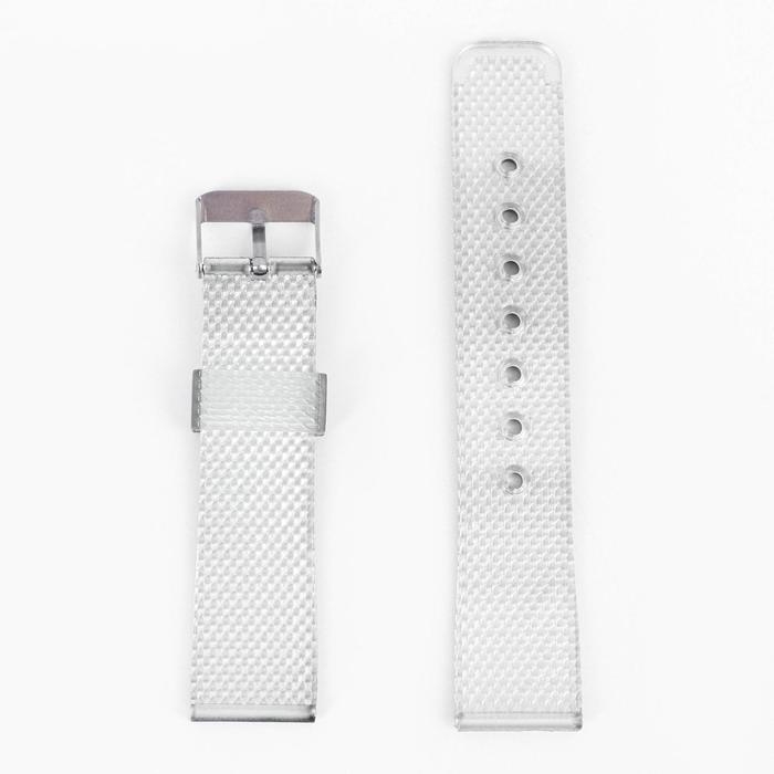 Ремешок для часов Ремешок для часов "Соломон", 20 мм, резина, l-19.5 см, серый