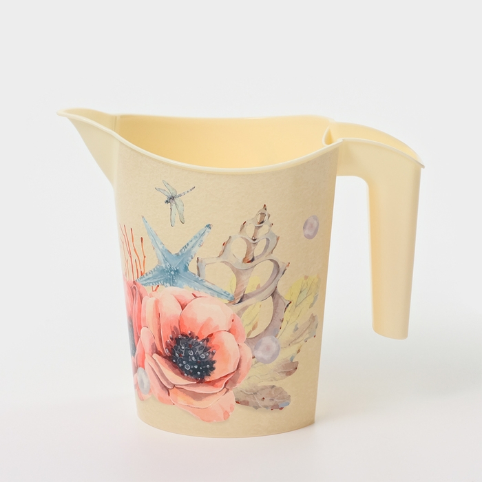 Кувшин «Деко. Маки», пластиковый,1 л