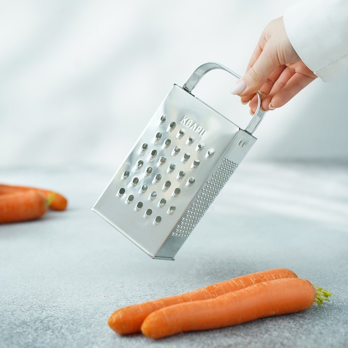 Тёрка Доляна «Эконом», 4 грани, 8,5×6,2×18,2 см Тёрка Доляна «Эконом», 4 грани, 8,5×6,2×18,2 см