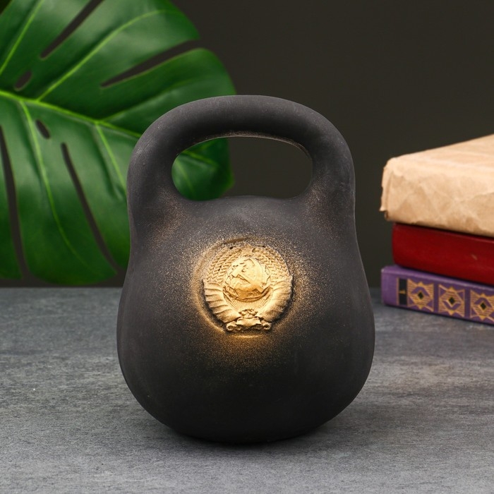 Копилка Копилка "Гиря с гербом СССР" 15х15х18см