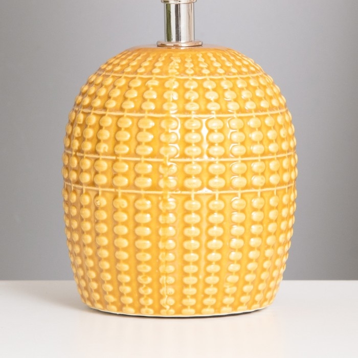 Лампа настольная Лампа настольная "Иона" 1х40Вт Е14 коричневый 13х13х25см