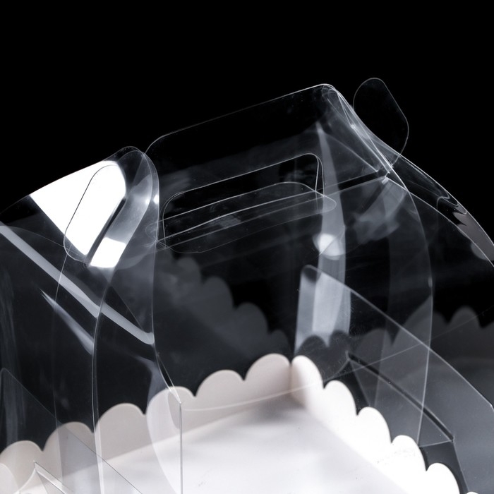 PVC Коробка для бенто-торта 14 х 14 х 12 см PVC Коробка для бенто-торта 14 х 14 х 12 см