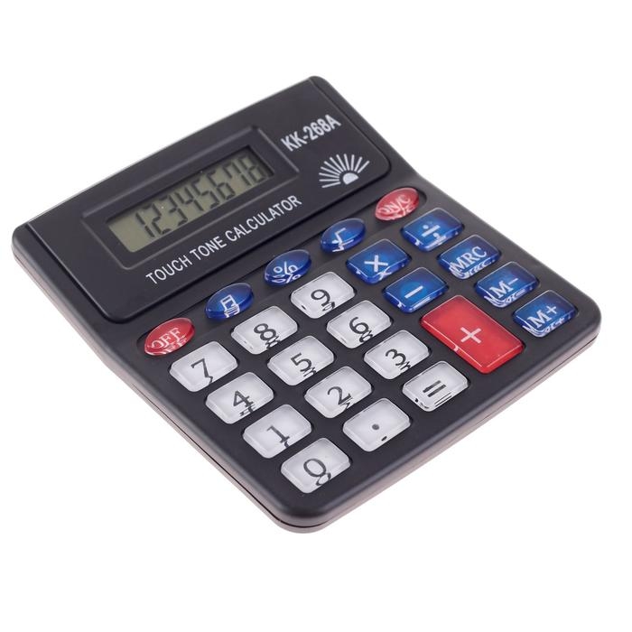 Калькулятор настольный, 8 - разрядный, PS - 268A, с мелодией Калькулятор настольный, 8 - разрядный, PS - 268A, с мелодией