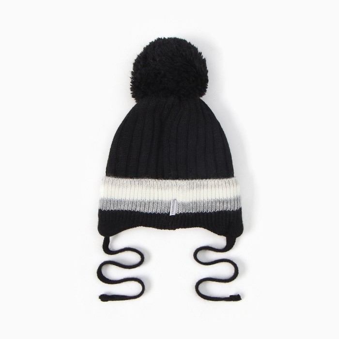 Шапка детская, цвет черный, размер 50-52 Шапка детская, цвет черный, размер 50-52