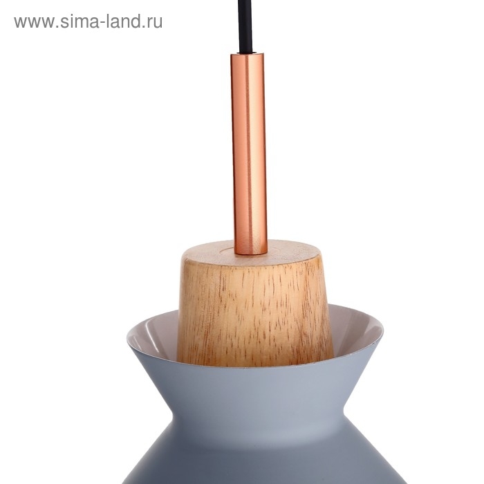 Светильник BayerLux "Мирелла" 1х60Вт Е27 серый 24х24х19 см.