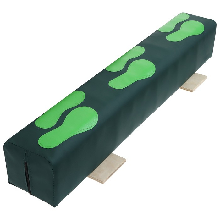 Бревно гимнастическое мягкое «Следы», 1 м, цвета МИКС