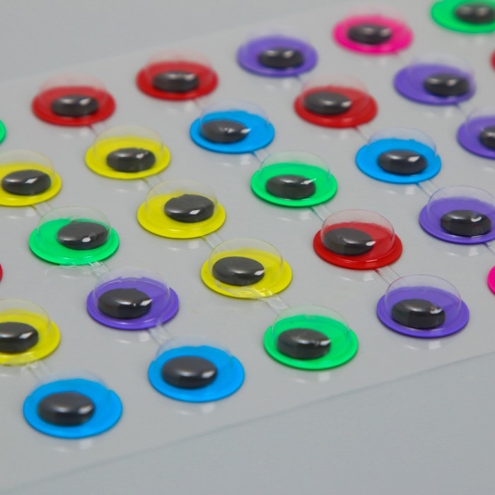 Наклейка пластик "Глазки " 24х10 см