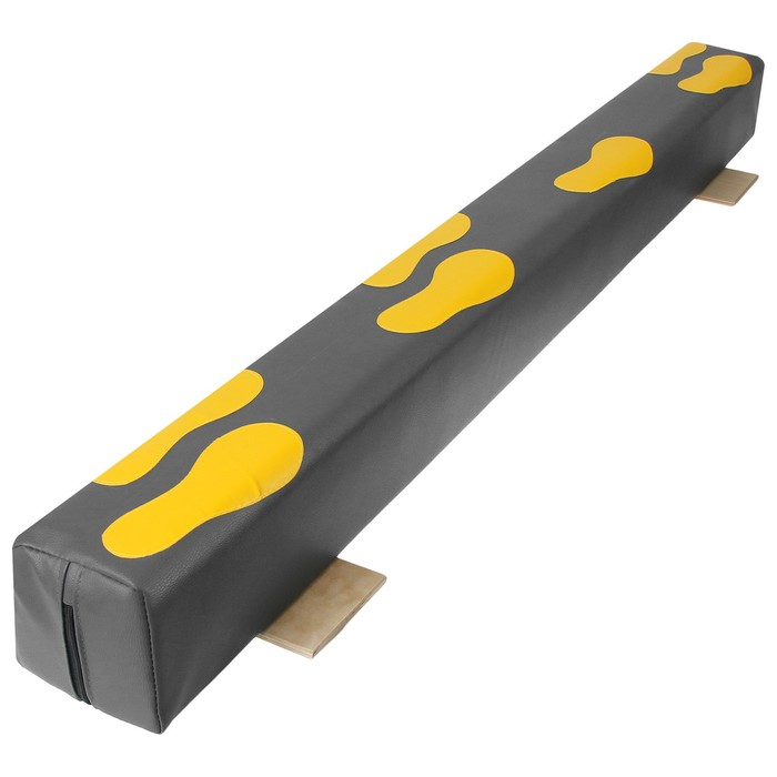 Бревно гимнастическое мягкое «Следы», 1,5 м, цвета МИКС