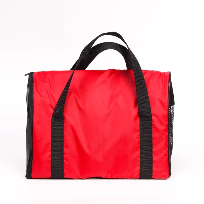 Сумка - переноска для животных  Сумка - переноска для животных "Туннель", нейлон, 37 х 22 х 26 см, красный