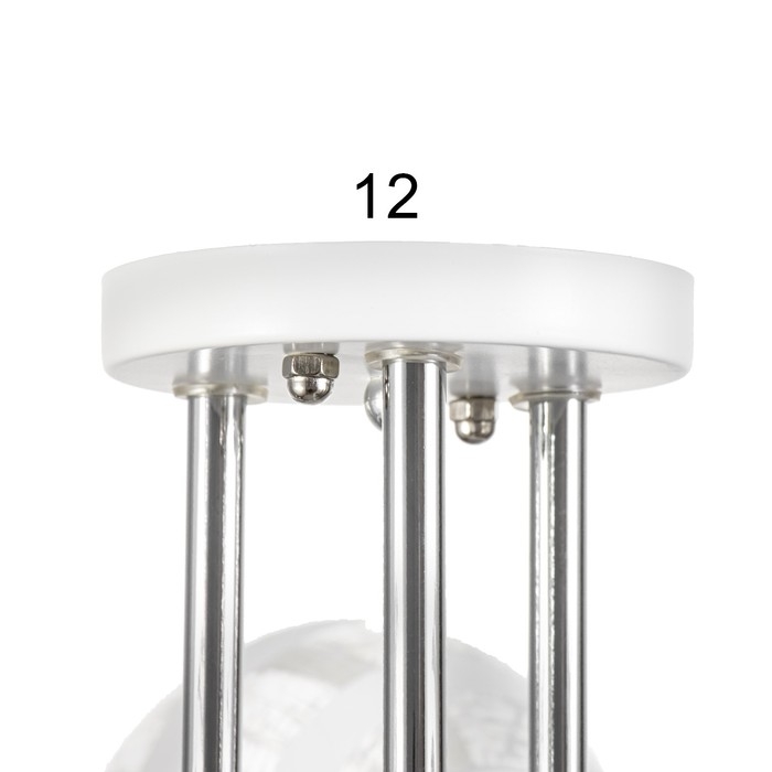 Люстра Люстра "Офелия" 3хЕ27 40Вт бело-хромовый 58х58х27 см BayerLux