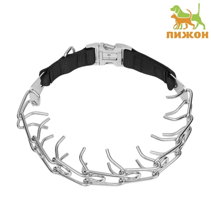 Ошейник строгий с металлическим фастексом, 60 см, толщина проволоки 4 мм Ошейник строгий с металлическим фастексом, 60 см, толщина проволоки 4 мм