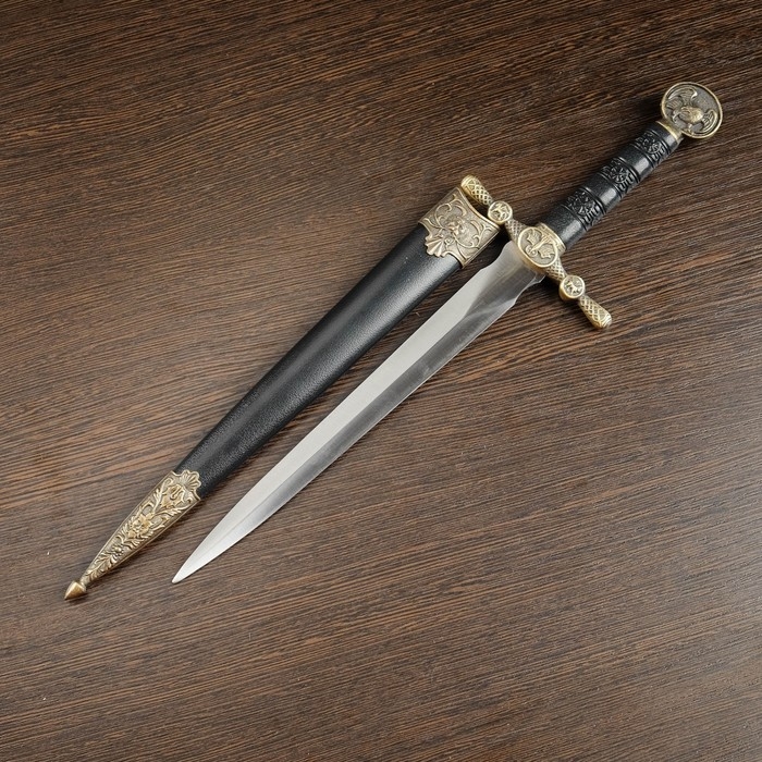 Кортик на ножнах, голова льва, 35 см Кортик на ножнах, голова льва, 35 см