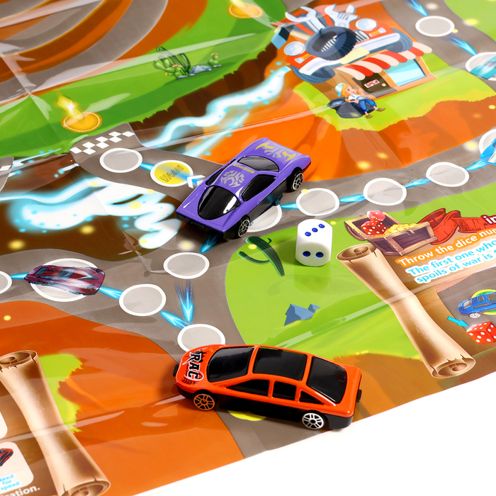 Грузовик «Перевозчик», 6 металлических машин в комплекте + игра Грузовик «Перевозчик», 6 металлических машин в комплекте + игра