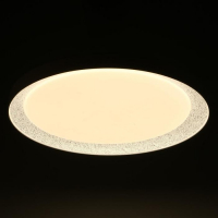 Светильник с ПДУ 70539/1 LED 80Вт диммер 3000-6000К белый 52х52х9 см BayerLux