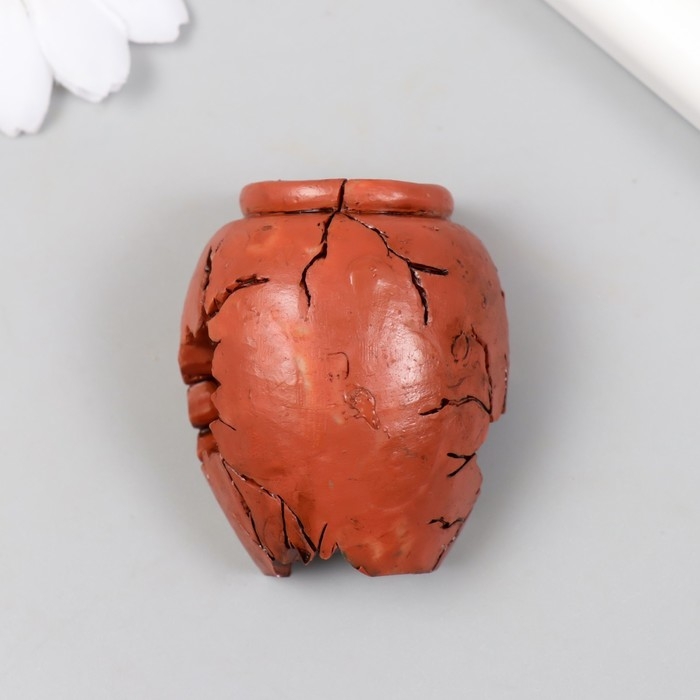 Фигурка для флорариума полистоун  Фигурка для флорариума полистоун "Черепок разбитой вазы" 5х4х3,2 см