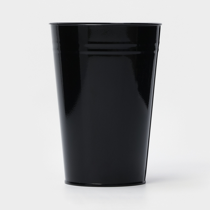 Вазон без ручек, 7 л, высота 29 см, цвет чёрный Вазон без ручек, 7 л, высота 29 см, цвет чёрный