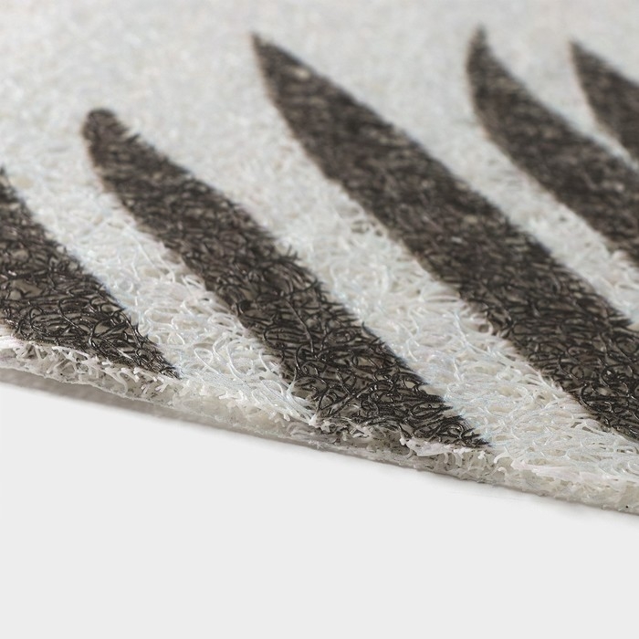 Коврик придверный Доляна Welcome home, 38×58 см, цвет серый Коврик придверный Доляна Welcome home, 38×58 см, цвет серый