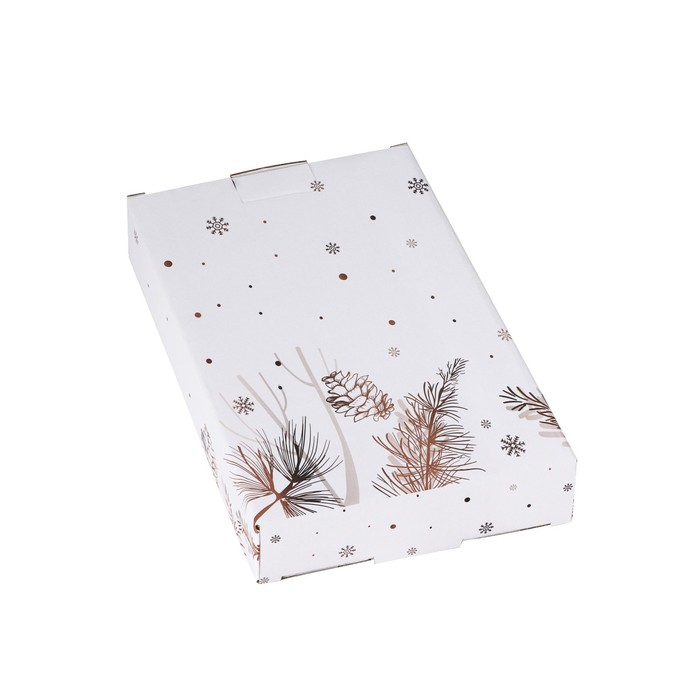 Блюдо сервировочное Доляна «Хюгге», 23,5×14×3 см, цвет белый