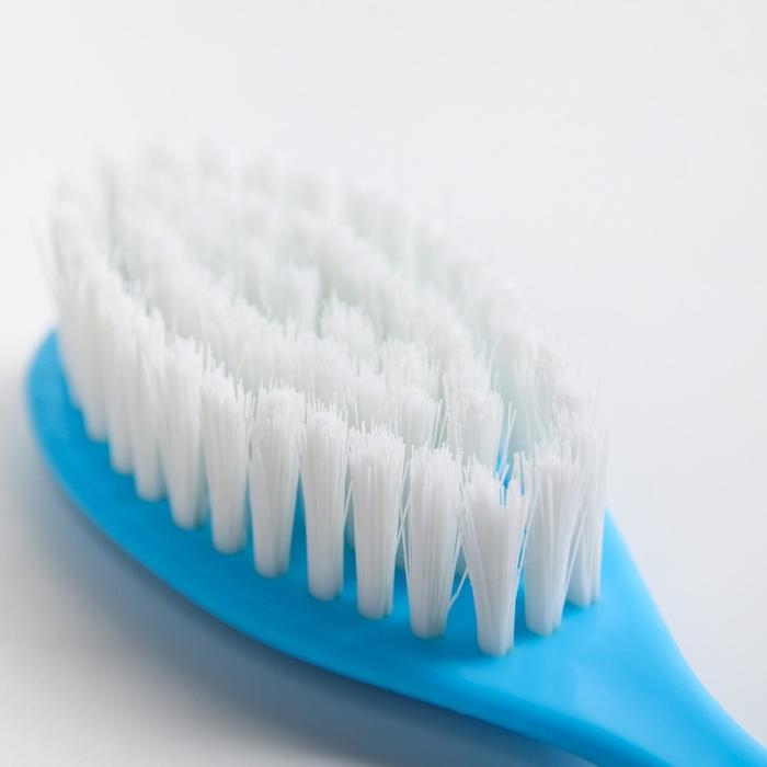 Набор по уходу за ребёнком, 5 предметов: щётка, расчёска, безопасные ножницы, пилочка и щипчики для ногтей, цвет голубой Набор по уходу за ребёнком, 5 предметов: щётка, расчёска, безопасные ножницы, пилочка и щипчики для ногтей, цвет голубой