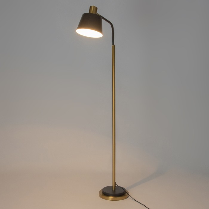 Торшер 19007/1 Е27 40Вт черный-золото 28х40х160 см