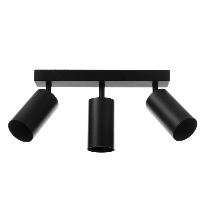 Спот Спот "Этнес" 3хGU10 черный 50х6,5х16,5 см